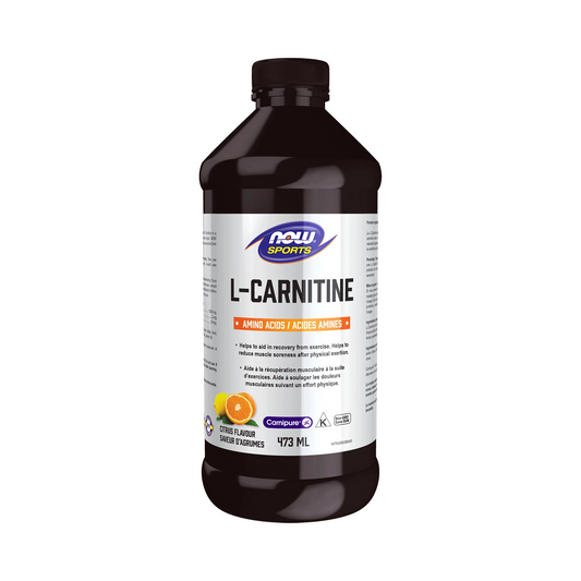 NOW L-Carnitine Liquid Citrus Flavour 473mL