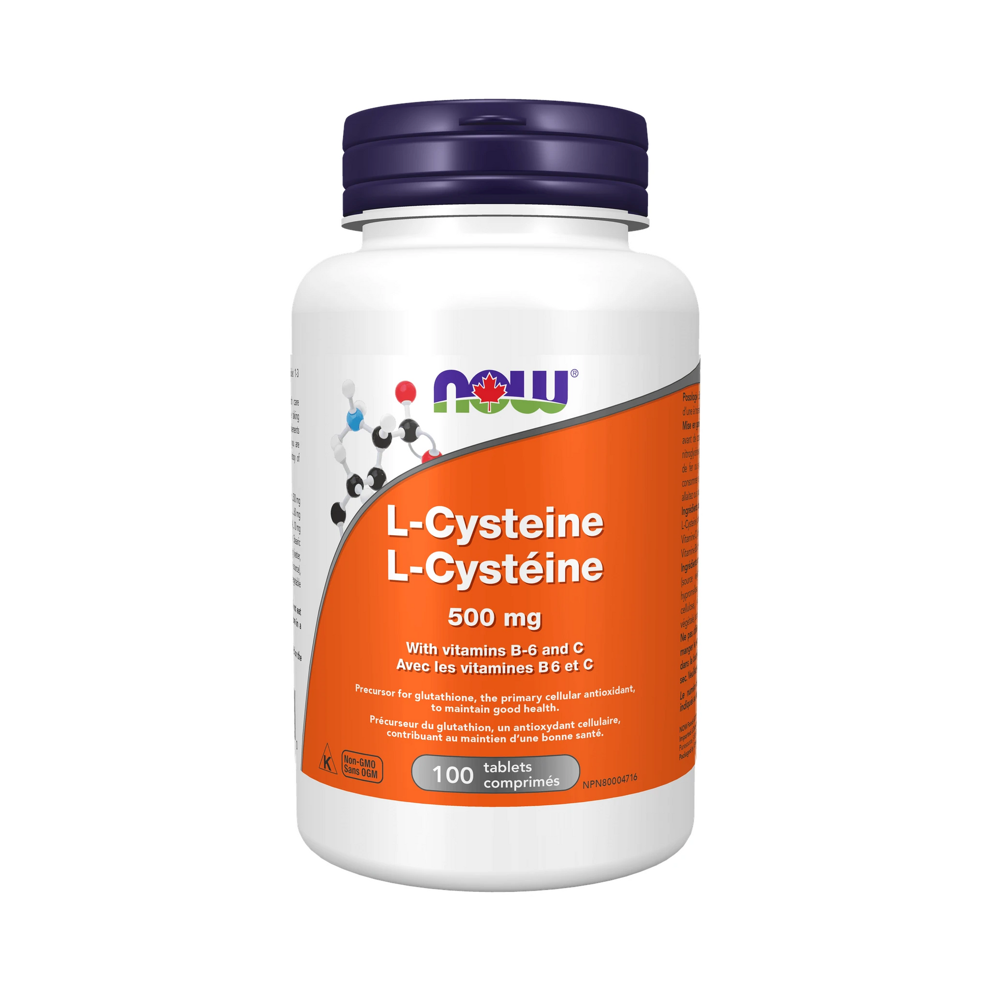 NOW L-Cysteine 500mg 100 Tablets