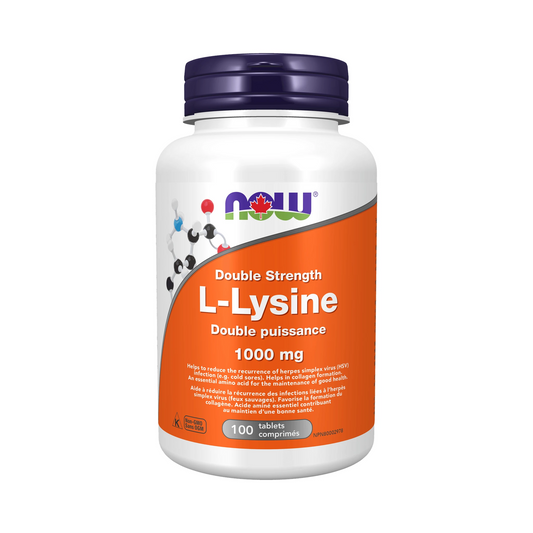 NOW L-Lysine 1000mg 100 Tablets