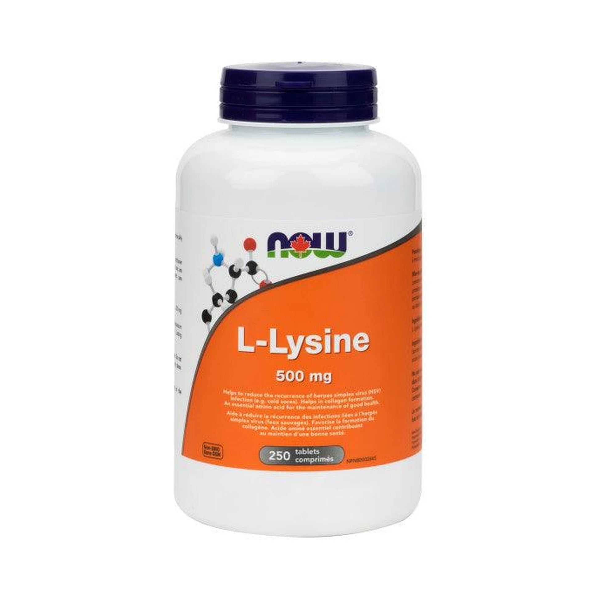 NOW L-Lysine 500mg 250 Tablets