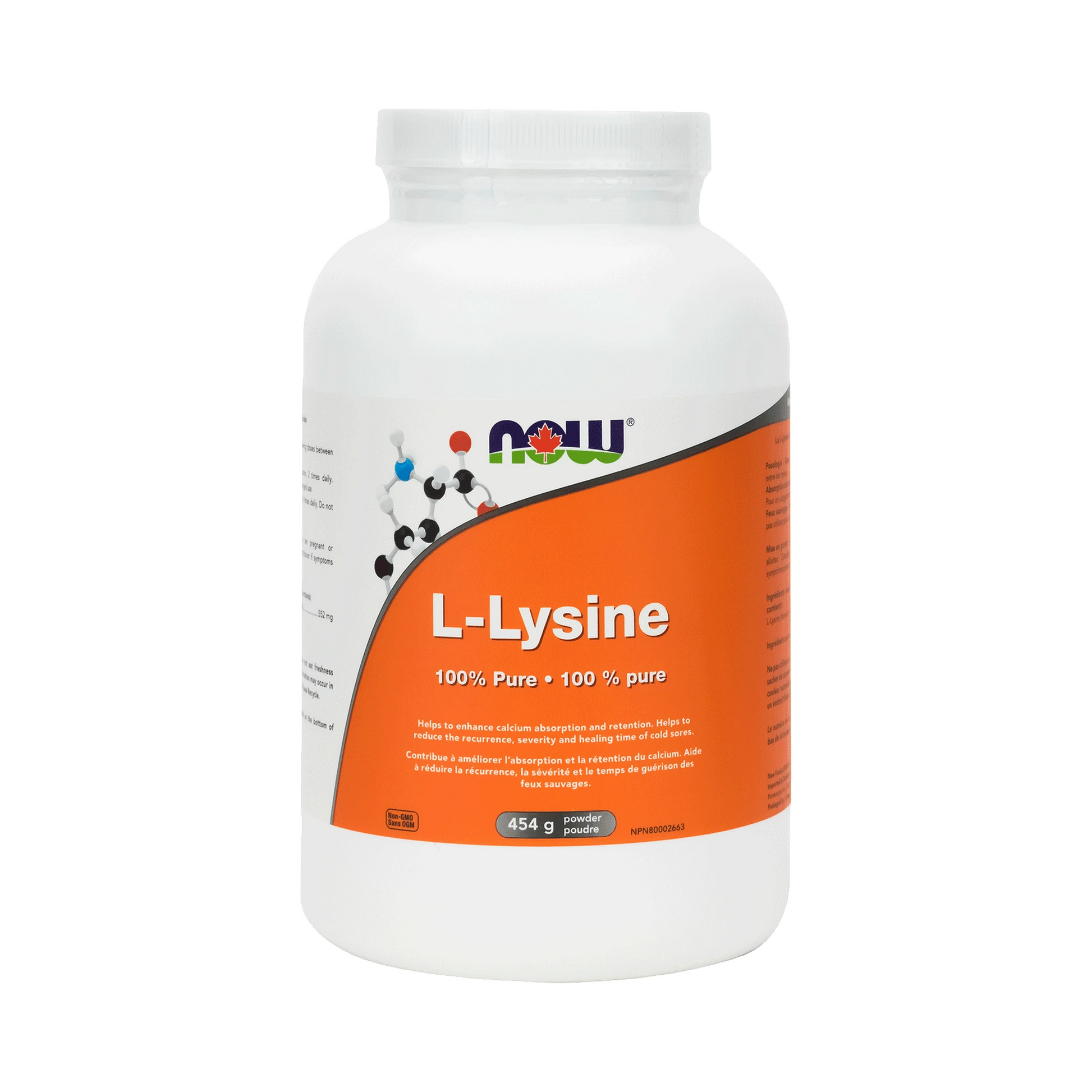 NOW L-Lysine Powder 454g