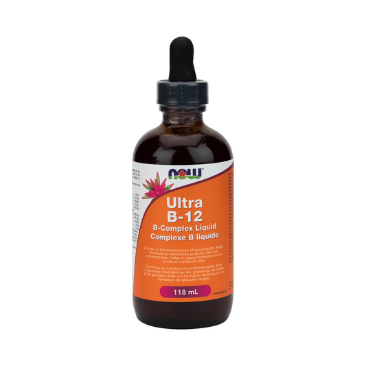 NOW Liquid B-12, Ultra B-Complex (5,000mcg) 118mL