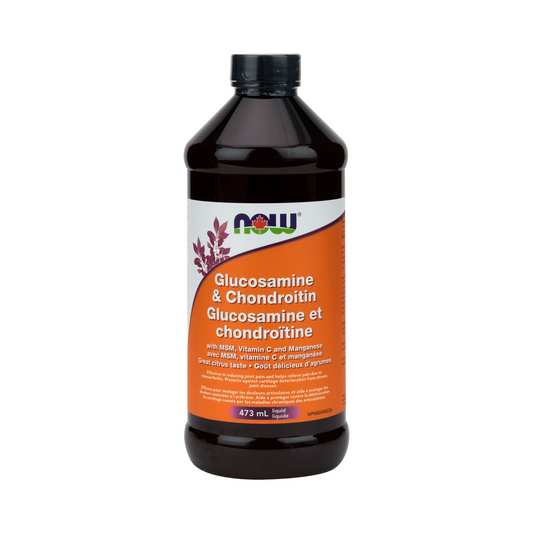NOW Liquid Glucosamine + Chondroitin + MSM 473mL