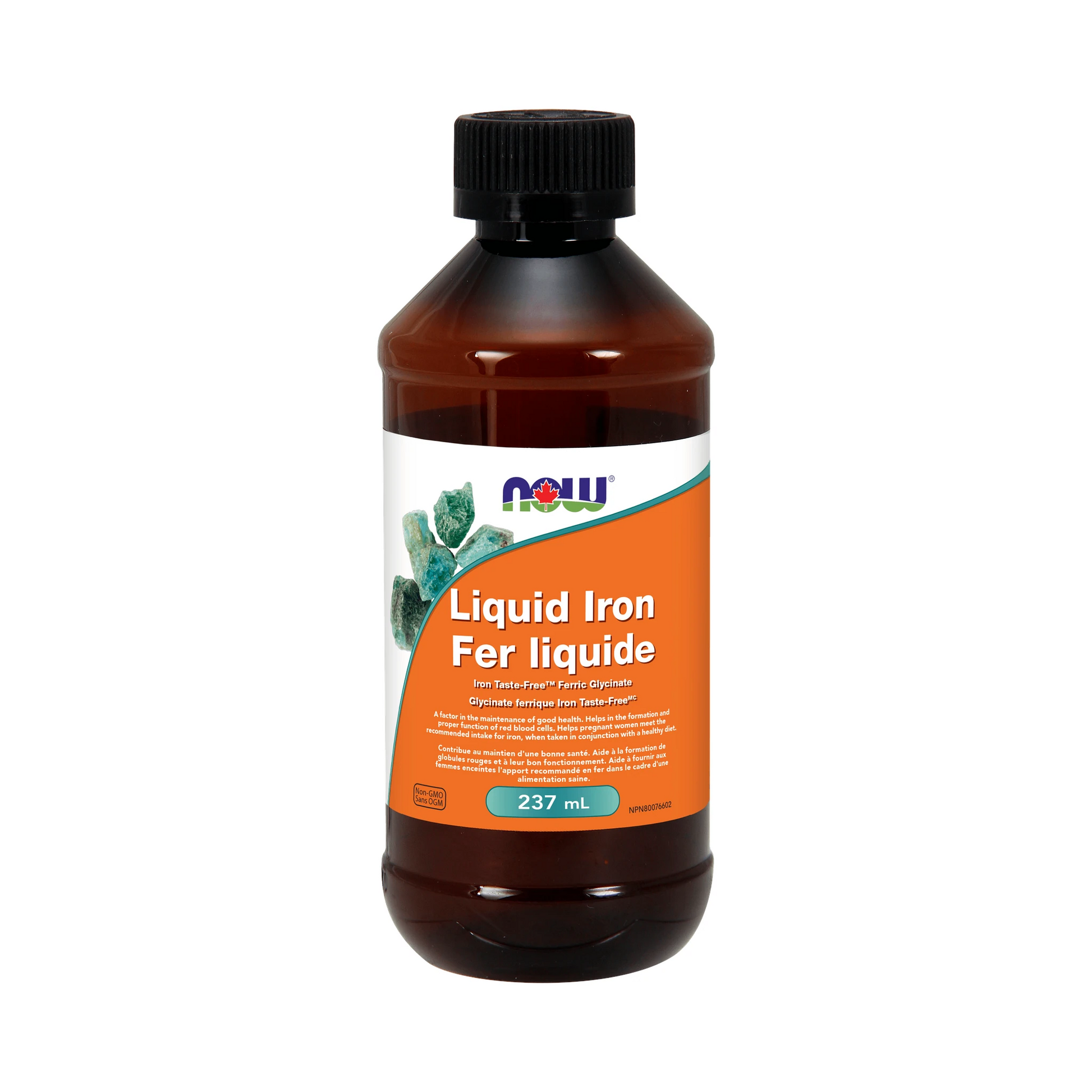 NOW Liquid Iron (Ferric Glycinate) 237mL
