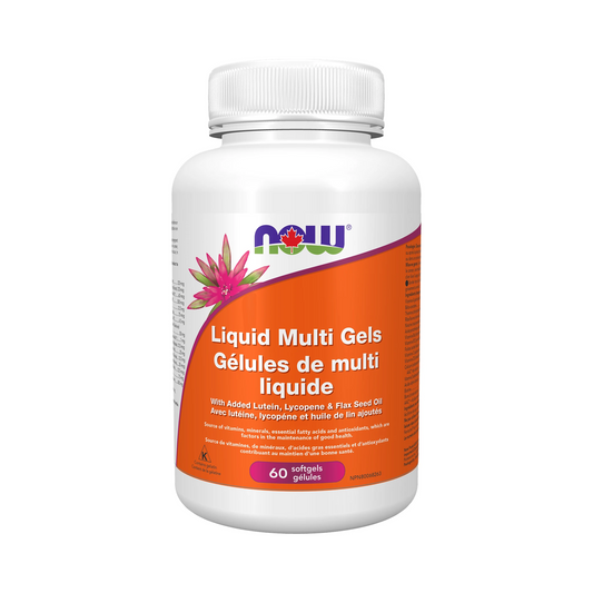 NOW Liquid Multi Gels with Flax Oil 60 Softgels