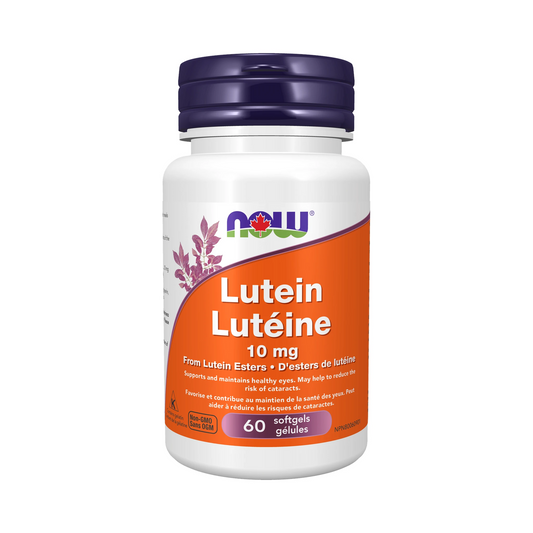 NOW Lutein 10mg (from Lutein Esters) 60 Softgels