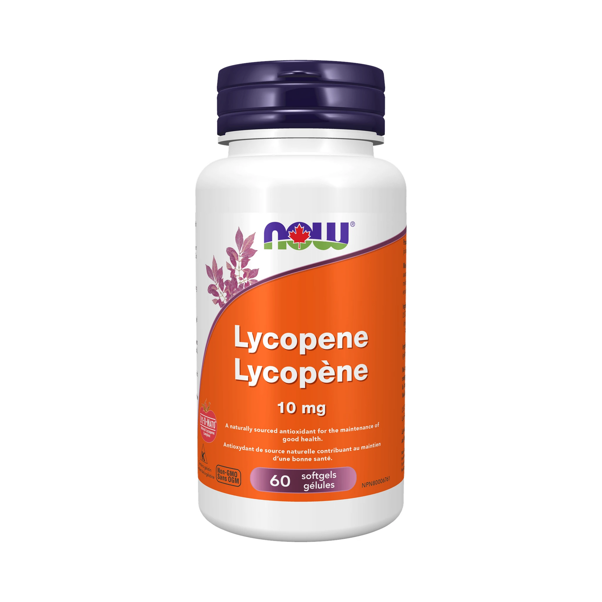NOW Lycopene 10mg 60 Softgels
