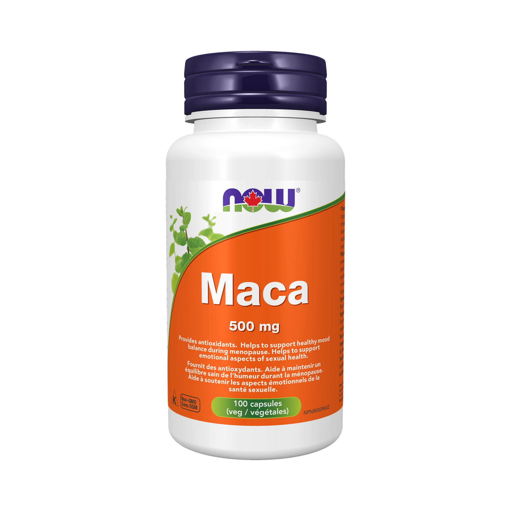 NOW Maca 500mg 100 Veg Capsules