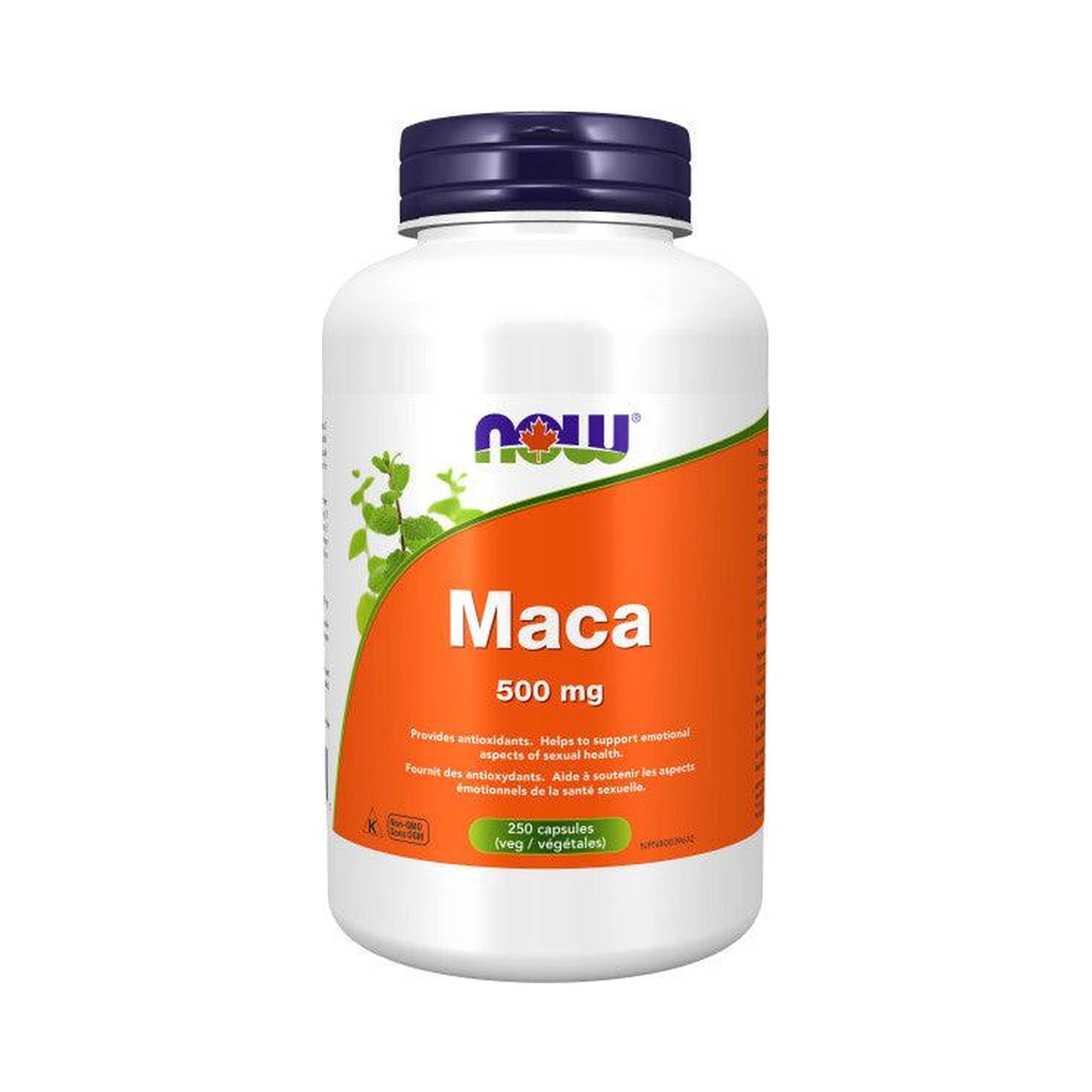 NOW Maca 500mg 250 Veg Capsules