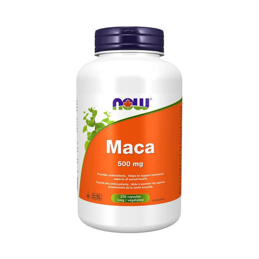 NOW Maca 500mg 250 Veg Capsules