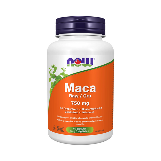 NOW Maca 6:1 Extract 750mg 90 Veg Capsules