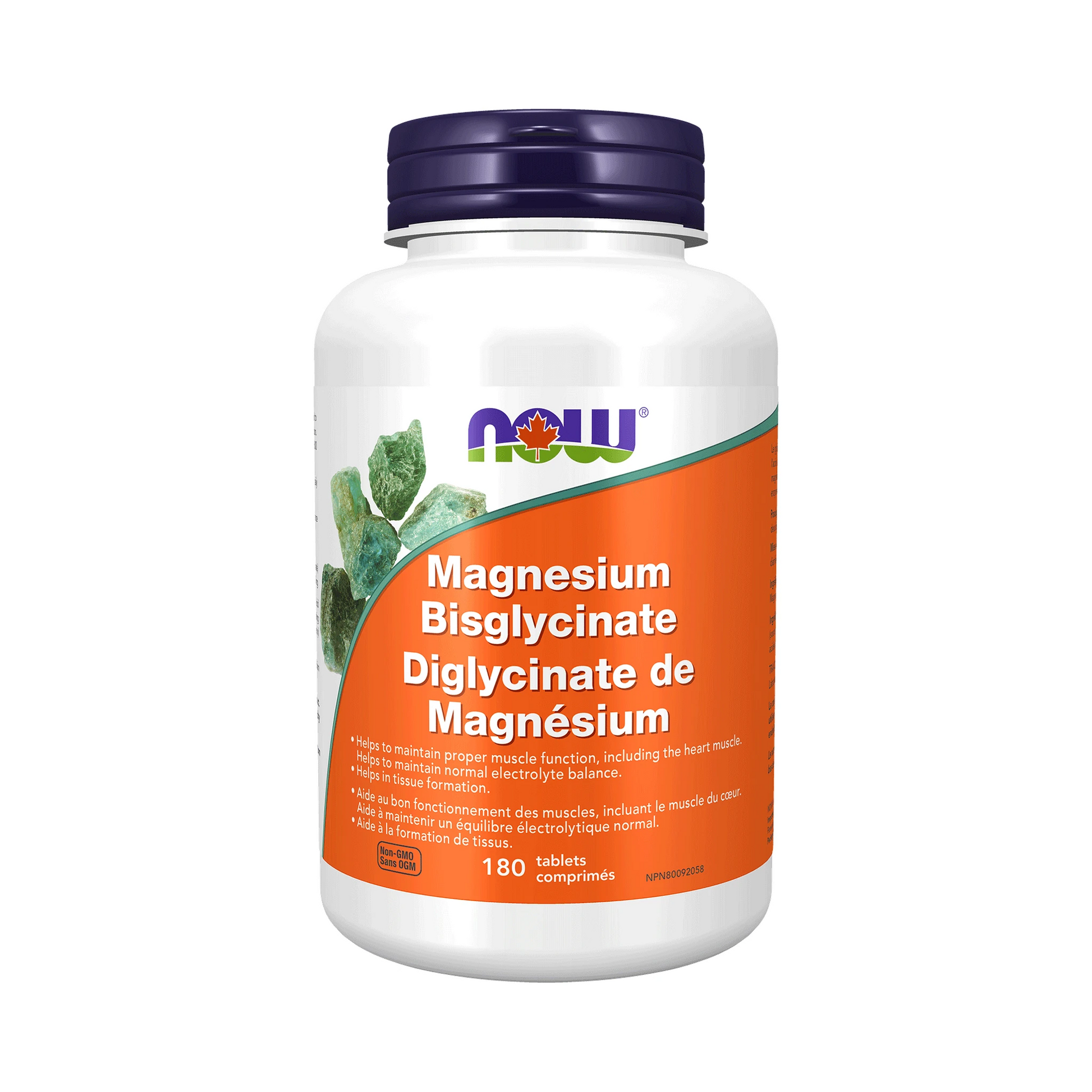 NOW Magnesium Bisglycinate 100mg 180 Tablets