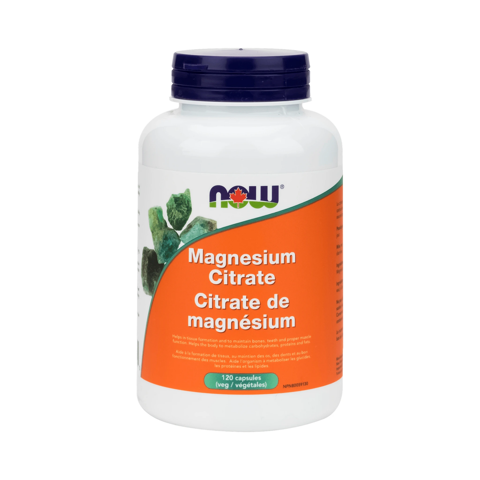 NOW Magnesium Citrate 133mg 120 Veg Capsules
