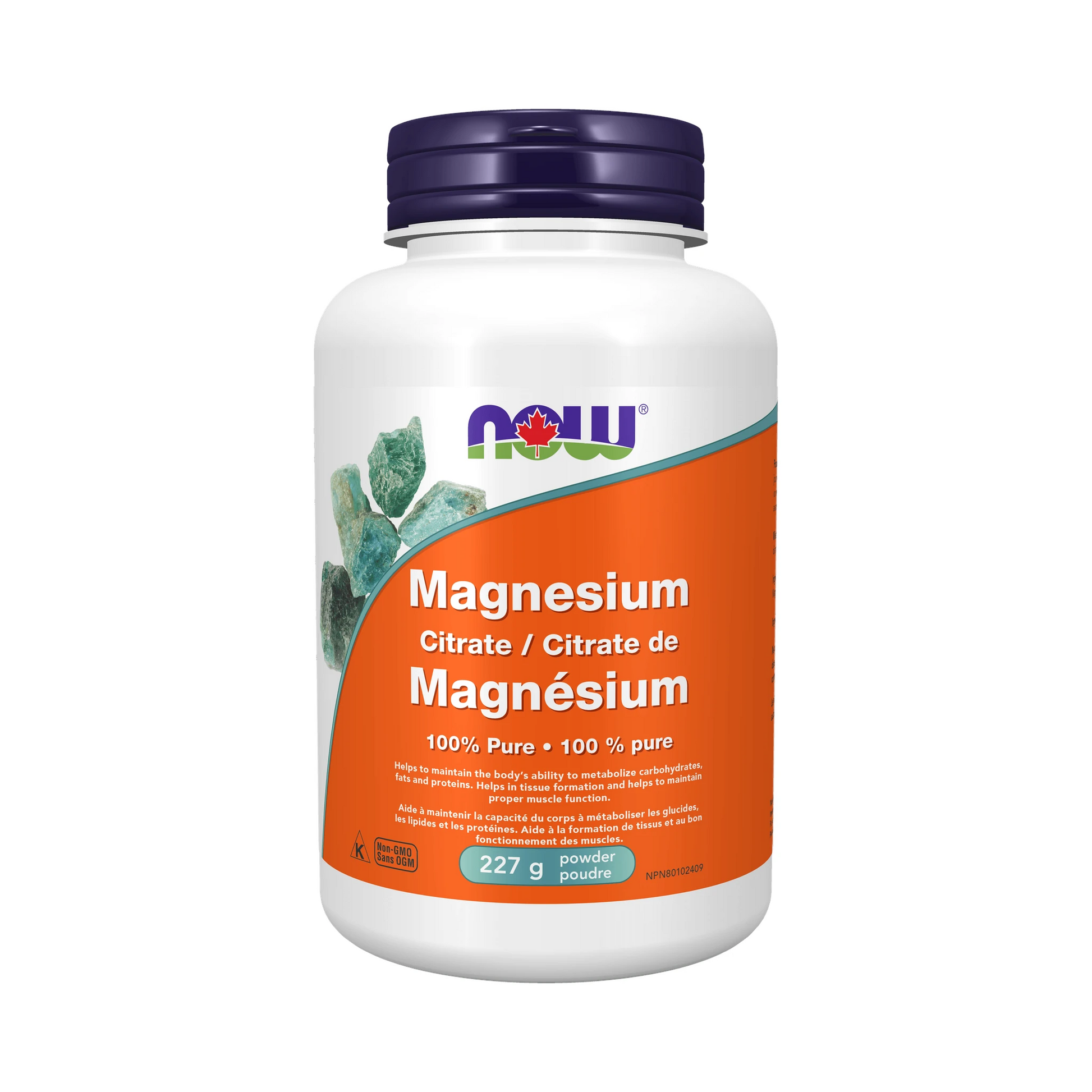 NOW Magnesium Citrate Powder 227g