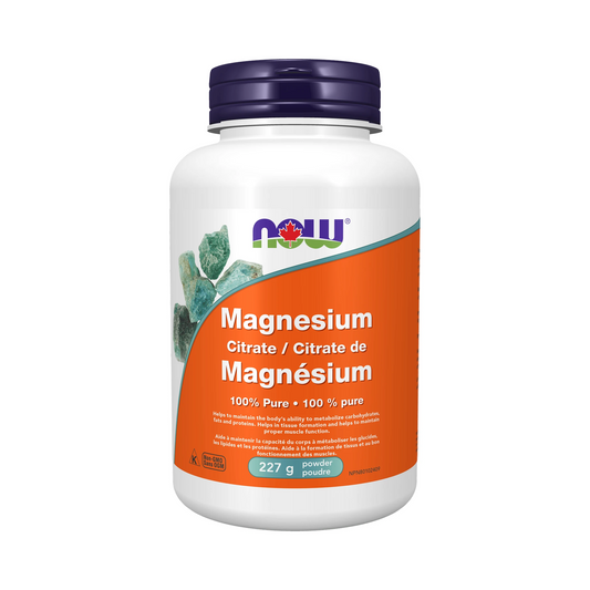 NOW Magnesium Citrate Powder 227g