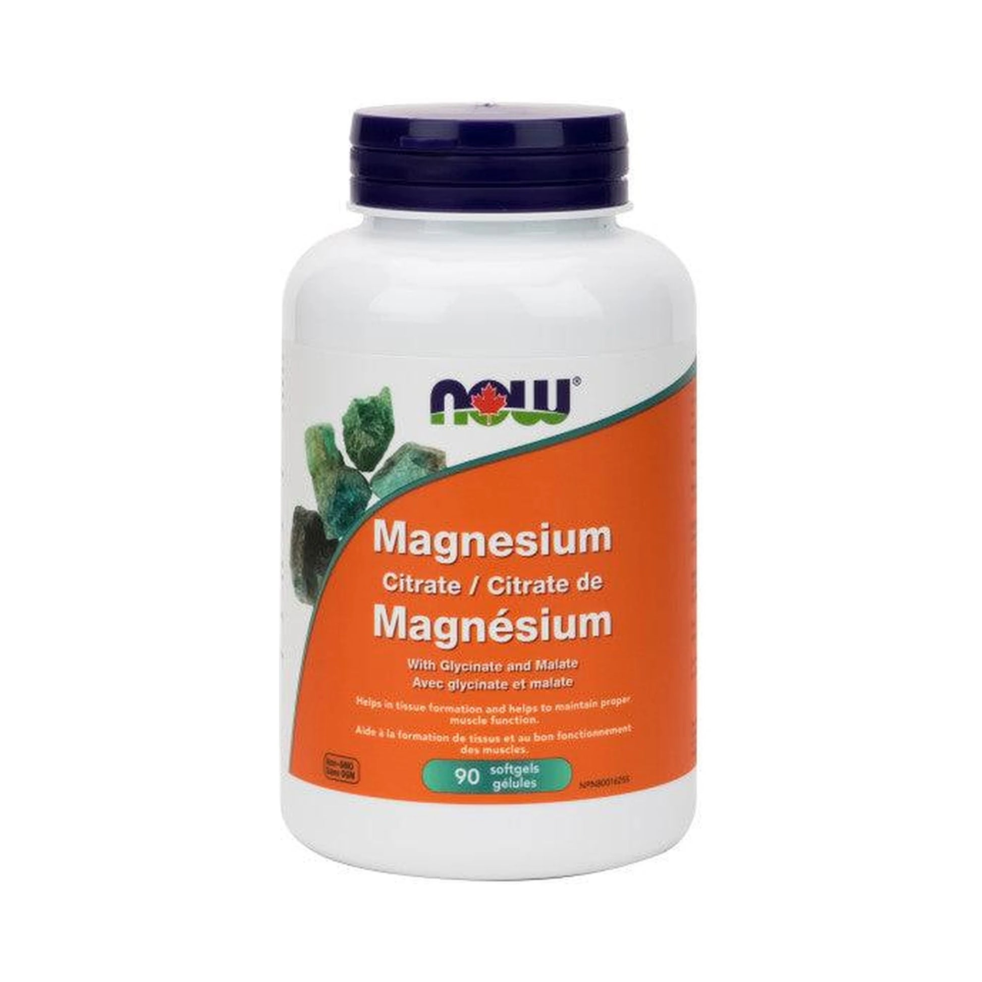 NOW Magnesium Citrate/Glycinate/Malate 134mg 90 Softgels