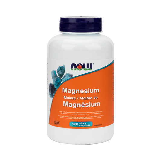 NOW Magnesium Malate 180 Tablets