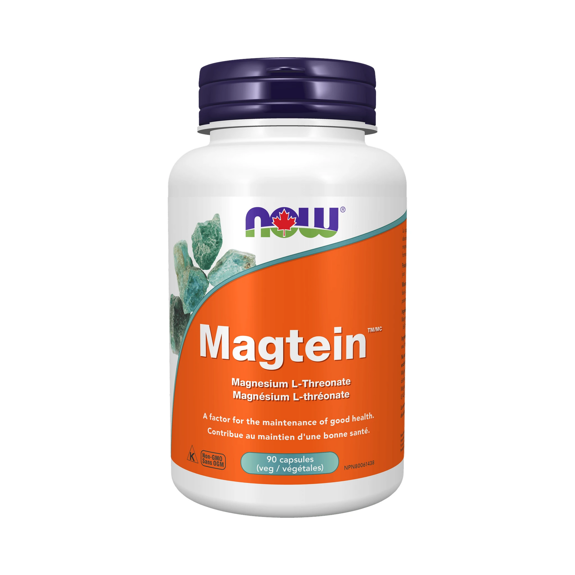 NOW Magtein Magnesium L-Threonate 90 Veg Capsules