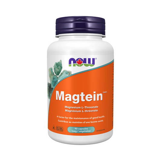 NOW Magtein Magnesium L-Threonate 90 Veg Capsules
