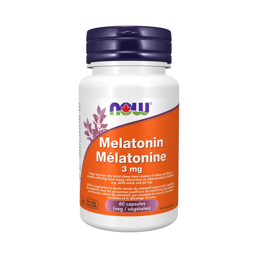 NOW Melatonin 5mg 60 Veg Capsules