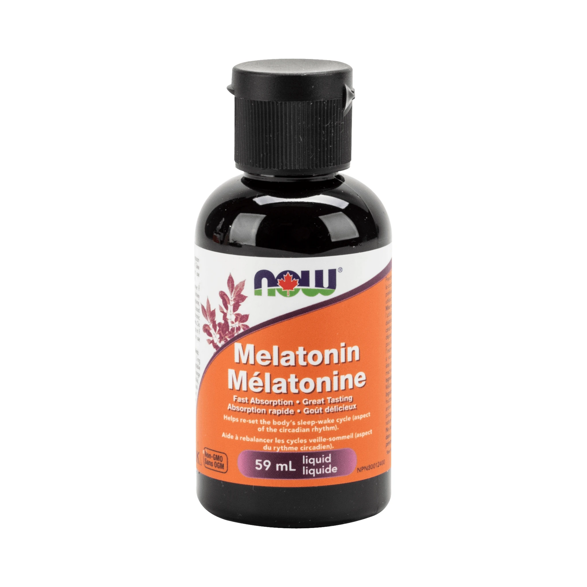NOW Melatonin Liquid (3mg / 1mL) Vanilla-Citrus 59mL