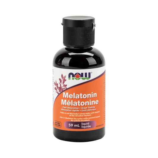 NOW Melatonin Liquid (3mg / 1mL) Vanilla-Citrus 59mL