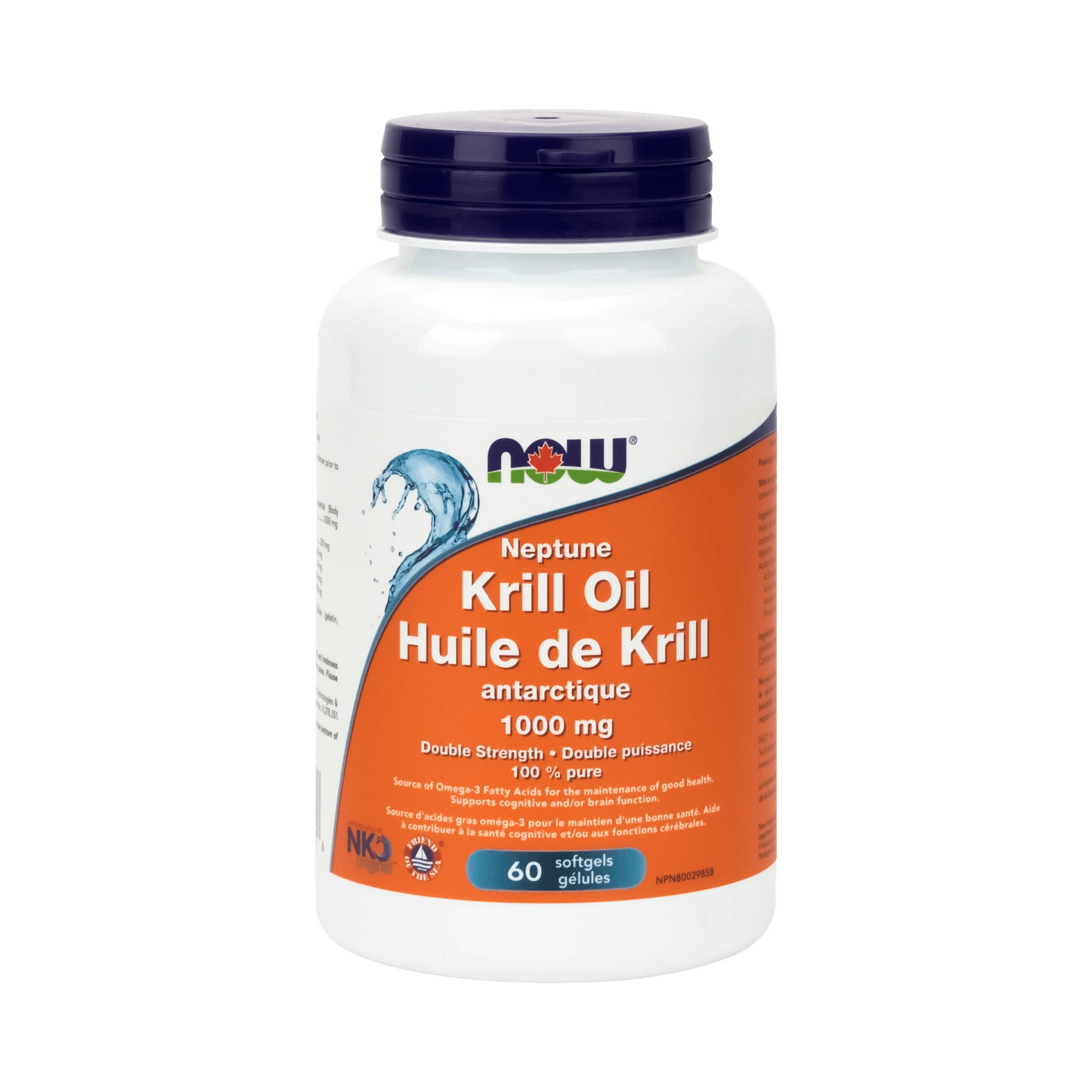 NOW Neptune Krill 1000mg 60 Softgels