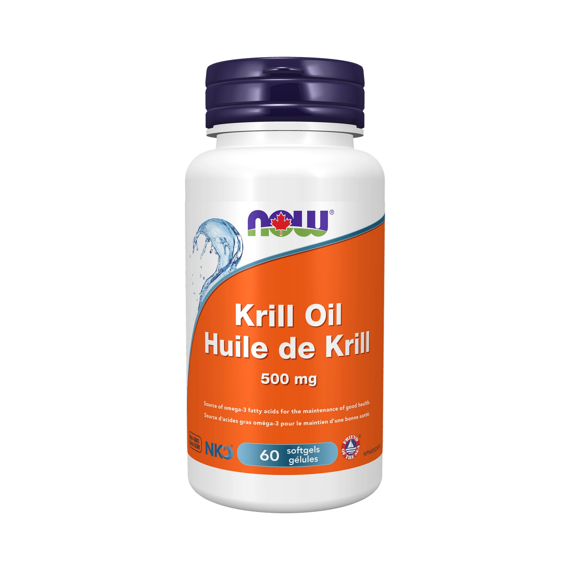 NOW Neptune Krill Oil 500mg 60 Softgels