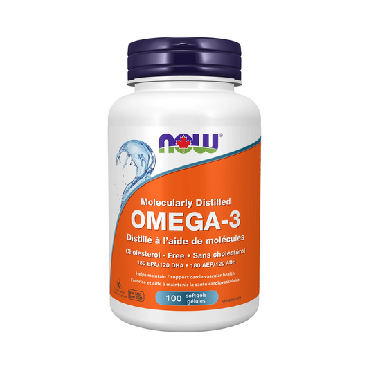 NOW Omega-3 1000mg 100 Softgels