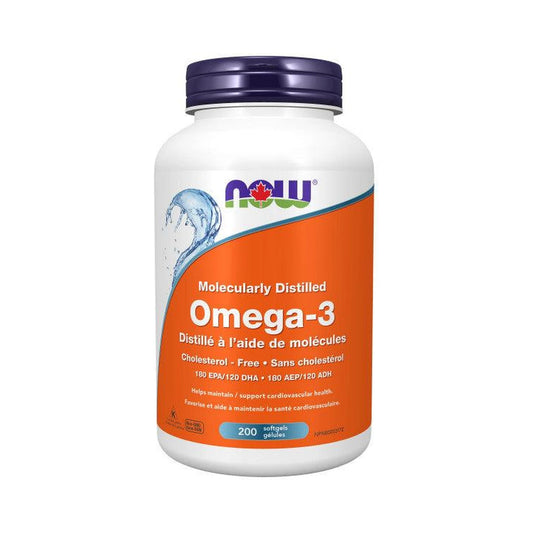 NOW Omega-3 1000mg 200 Softgels