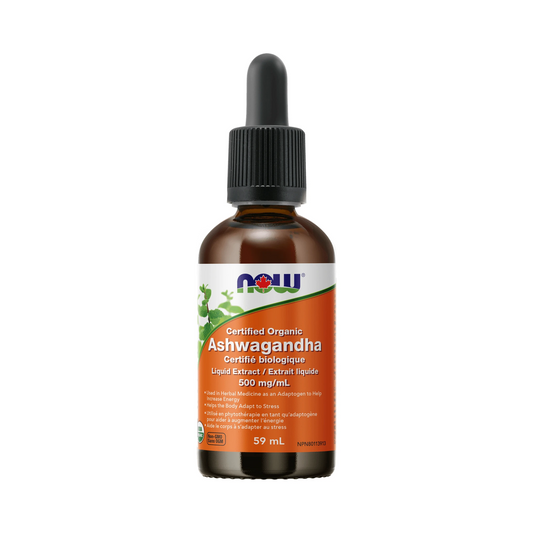 NOW Organic Ashwagandha Liquid Extract 59mL