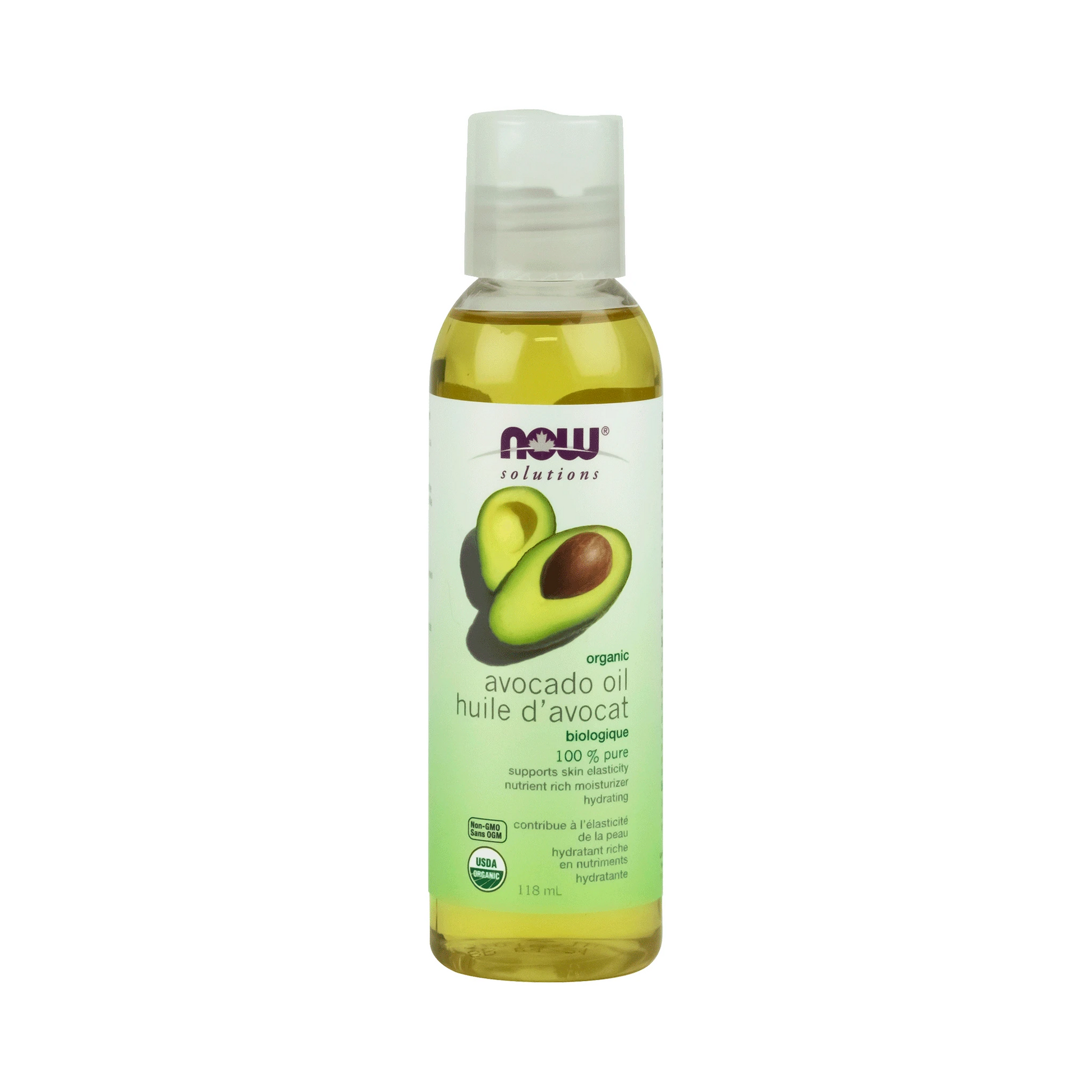 NOW Organic Avocado Oil, Expeller Pressed 118mL