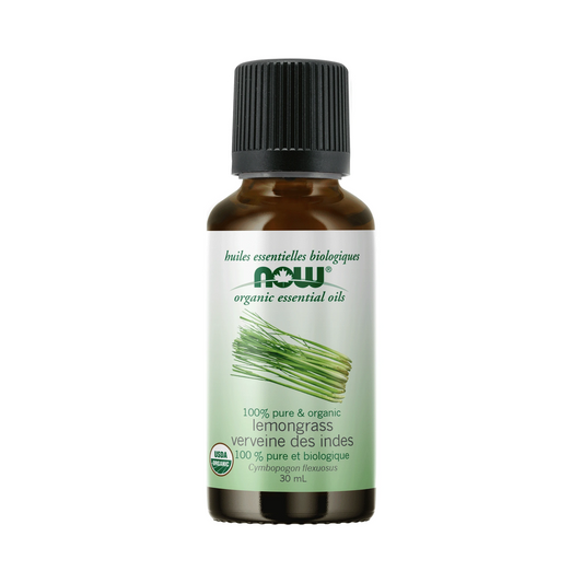 NOW Organic Lemongrass Oil 30mL