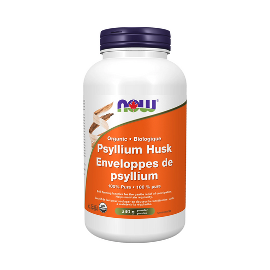 NOW Organic Psyllium Husk Powder 340g