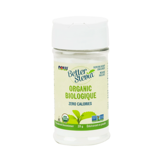 NOW Organic Stevia Extract Powder Shaker 28g