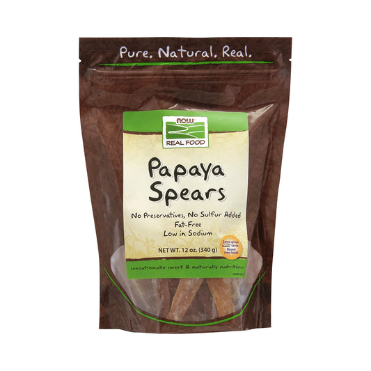 NOW Papaya Spears Dried 340g