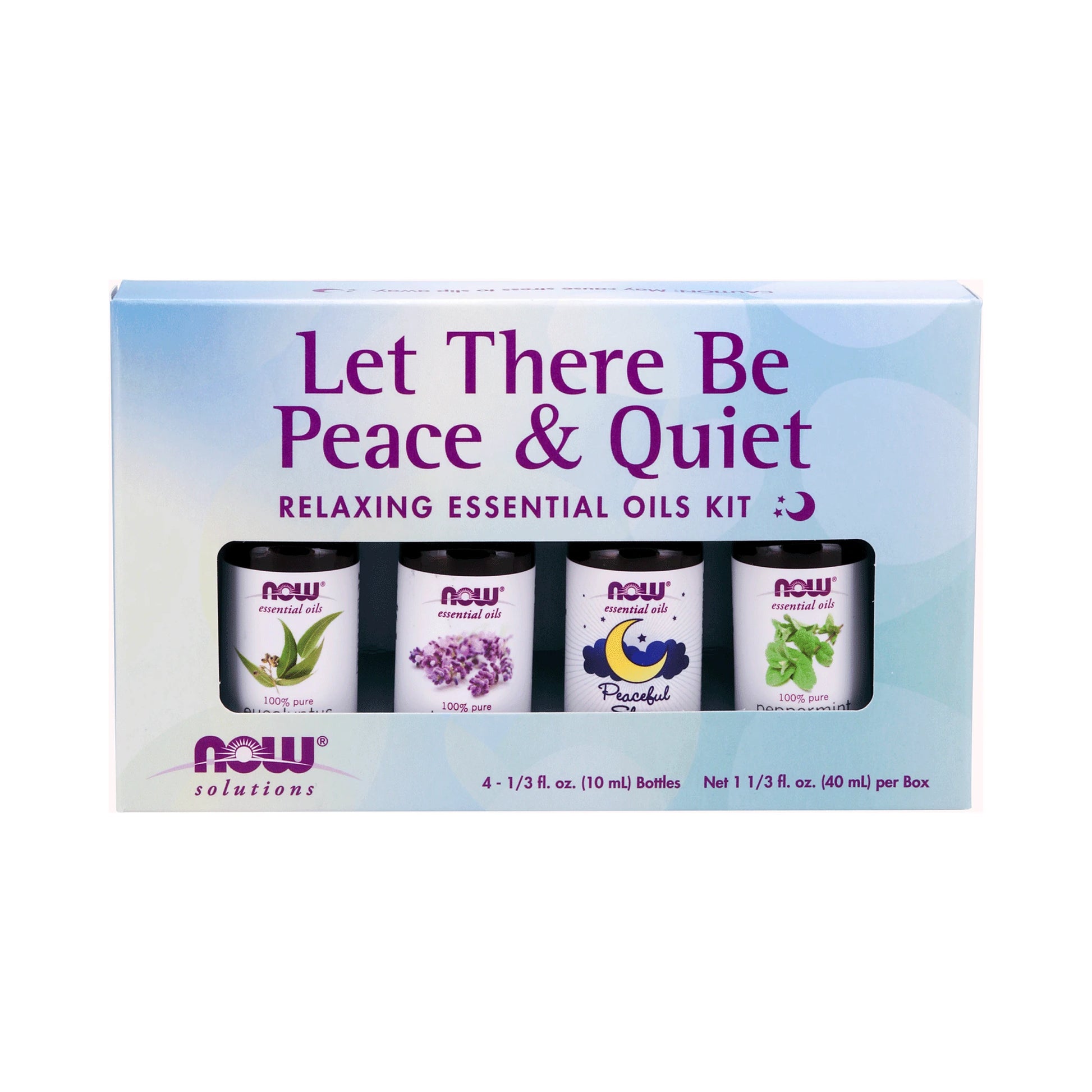 NOW Peace & Quiet Essential Oil Kit 4x10mL
