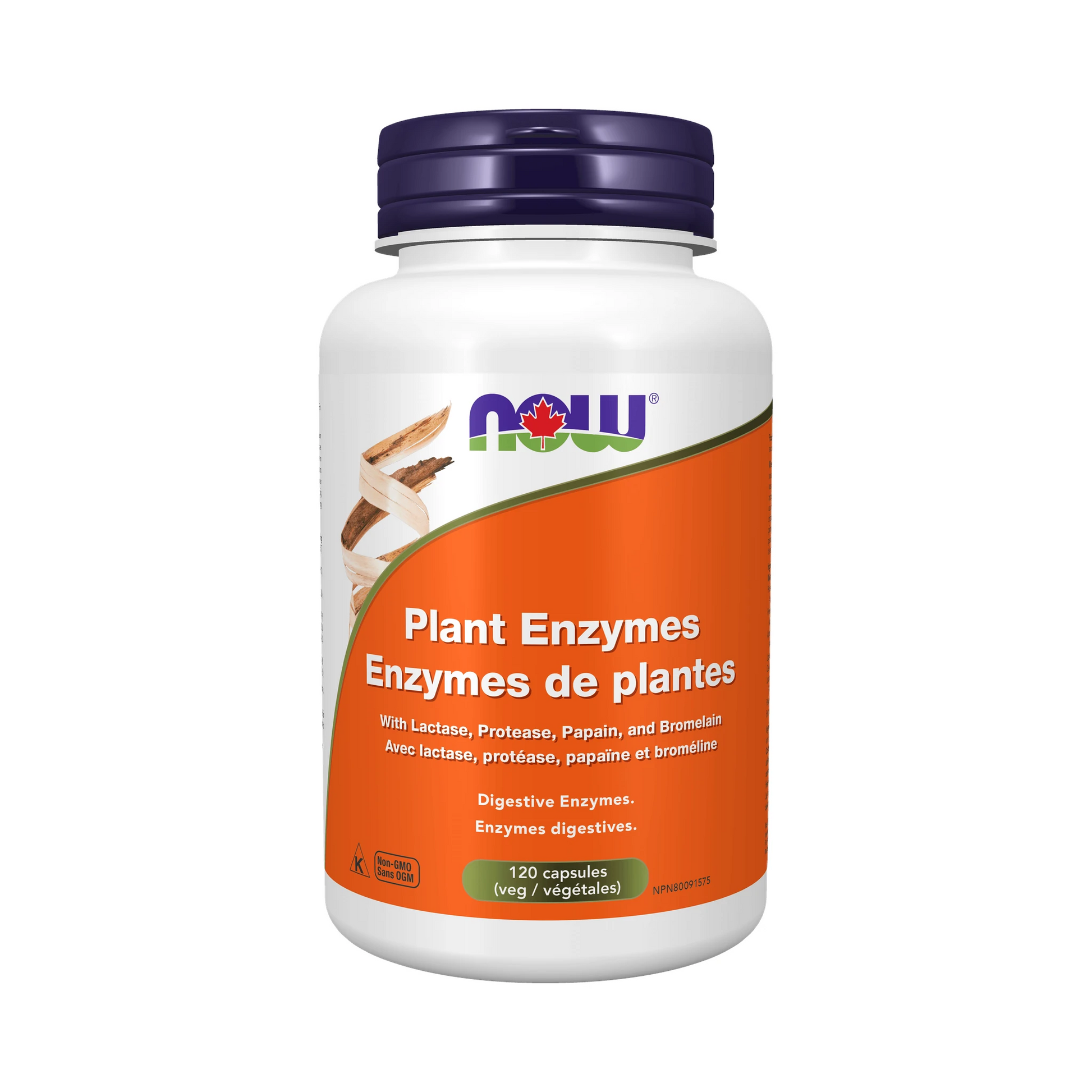 NOW Plant Enzymes 120 Veg Capsules