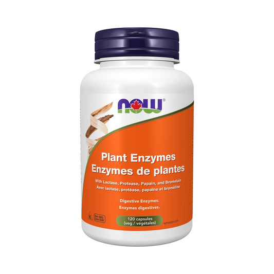 NOW Plant Enzymes 120 Veg Capsules