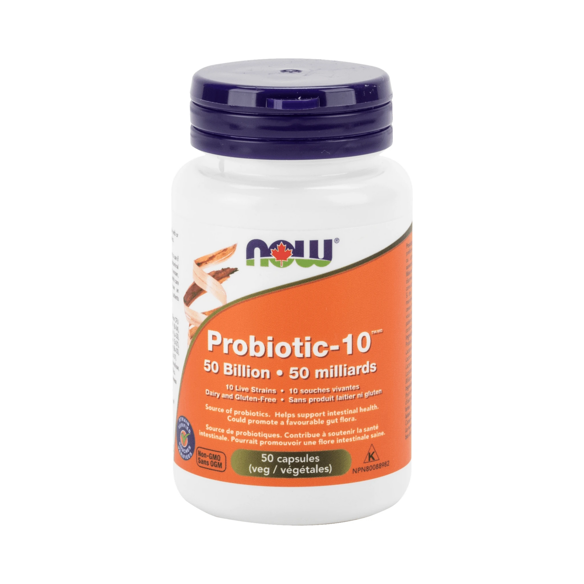 NOW Probiotic-10 50 Billion 50 Veg Capsules