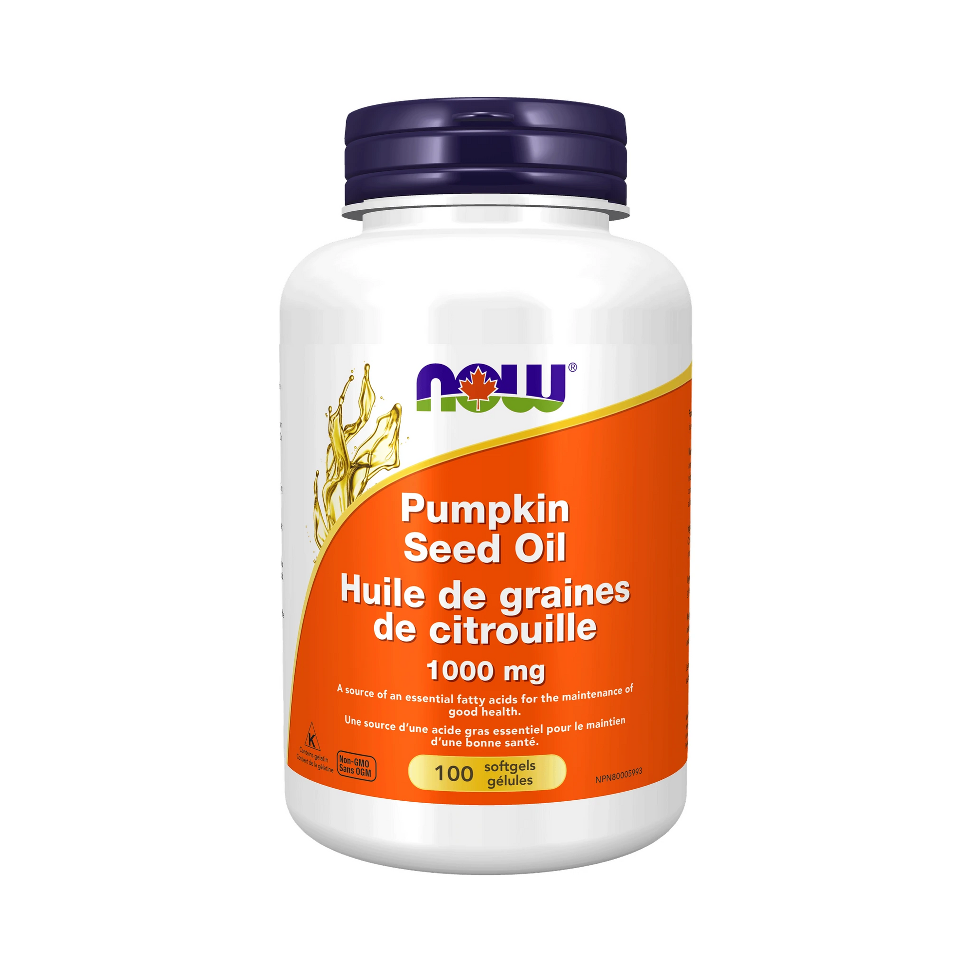NOW Pumpkin Oil 1000mg 100 Softgels