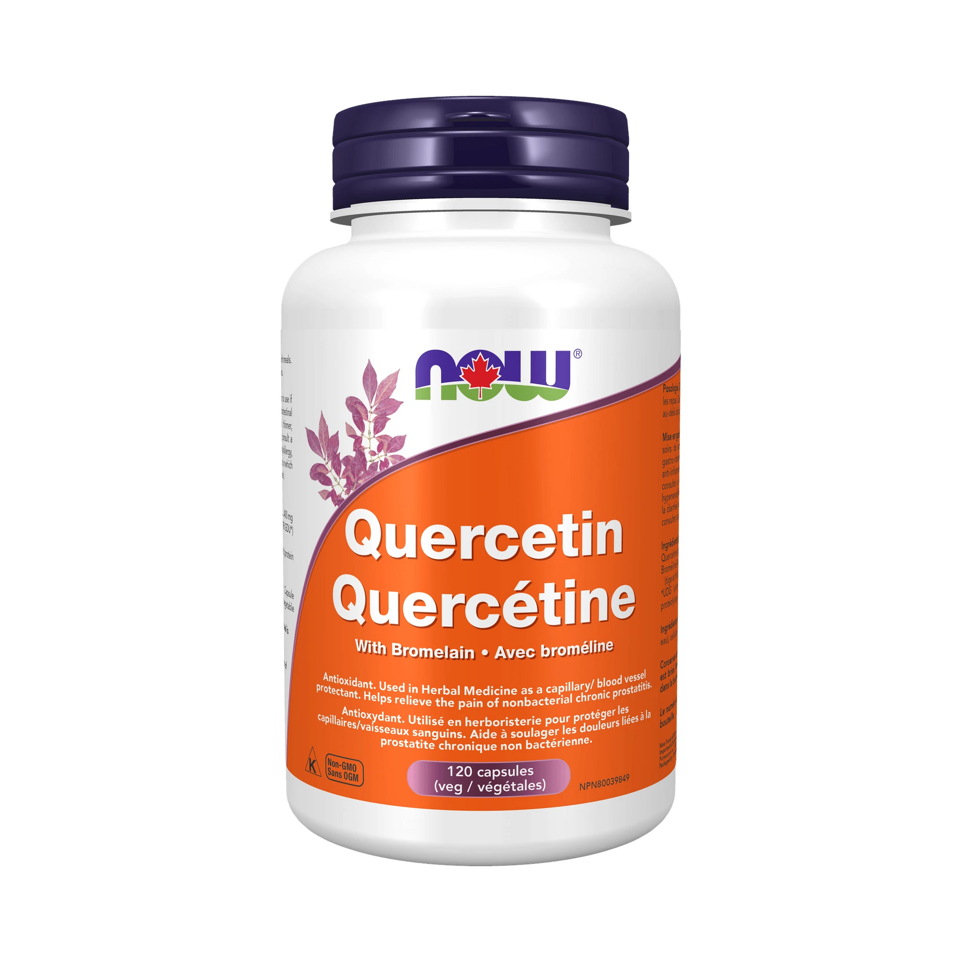 NOW Quercetin with Bromelain 120 Veg Capsules