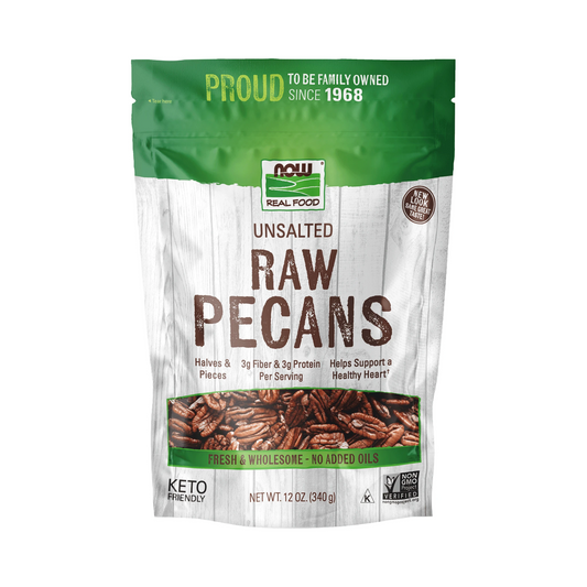 NOW Raw Pecans 340g