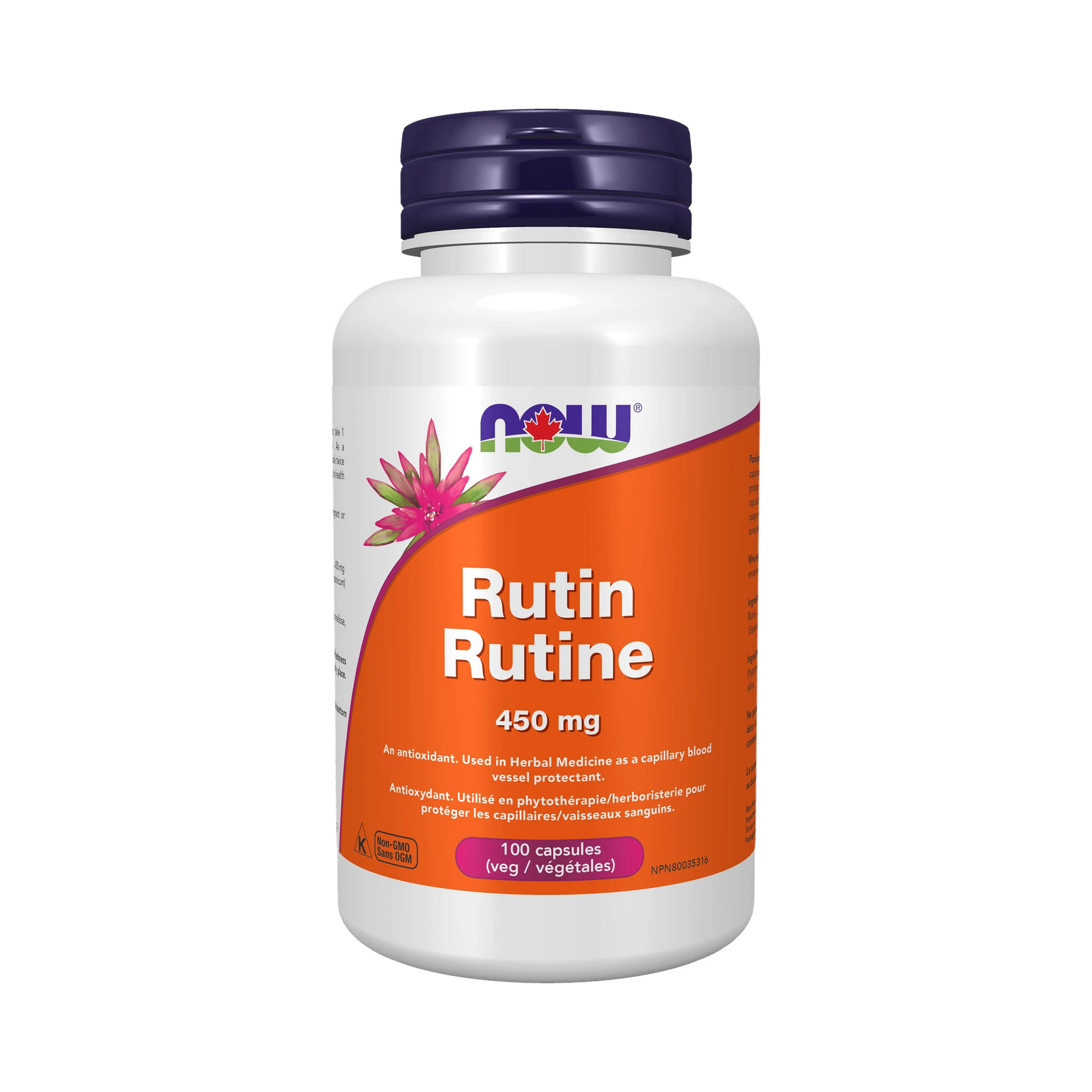 NOW Rutin 450mg 100 Veg Capsules