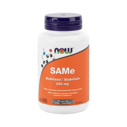 NOW SAMe Stabilized 200mg 60 Veg Capsules
