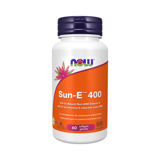 NOW SUN E-400IU (Non-GMO Sunflower) 60 Softgels