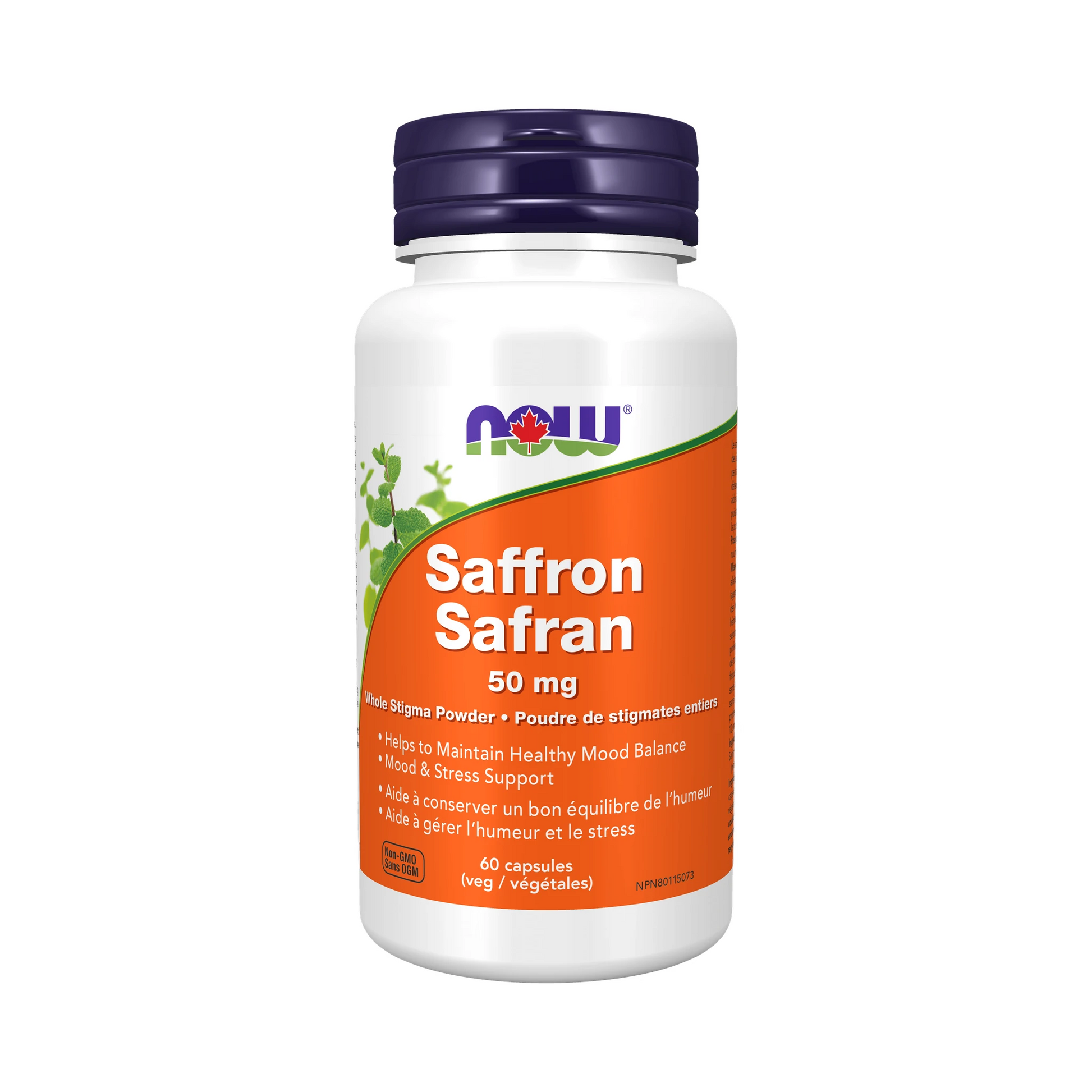 NOW Saffron 50mg 60 Veg Capsules