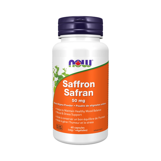 NOW Saffron 50mg 60 Veg Capsules