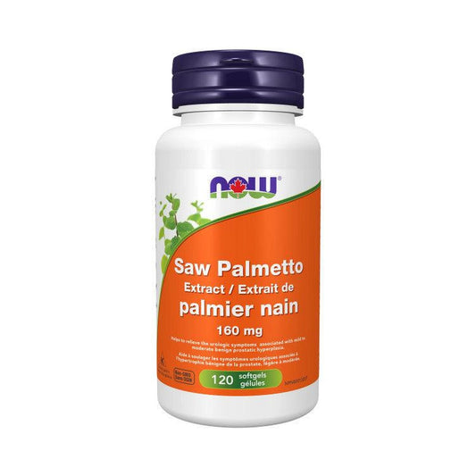 NOW Saw Palmetto 160mg Standard Extract 120 Softgels