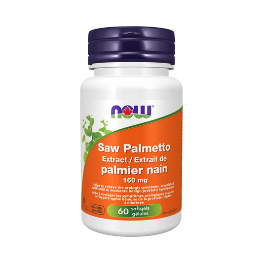 NOW Saw Palmetto 160mg Standard Extract 60 Softgels